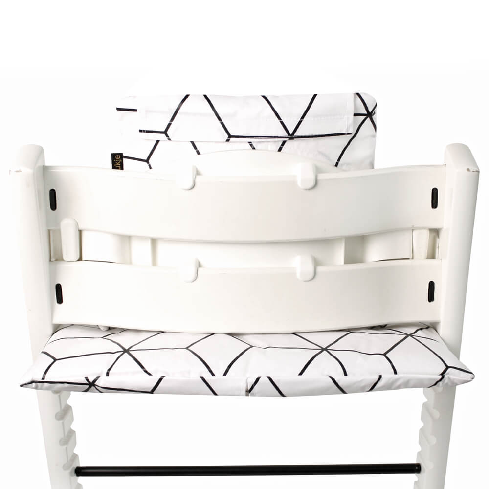 Stokke Tripp Trapp Cushion | White Geometric