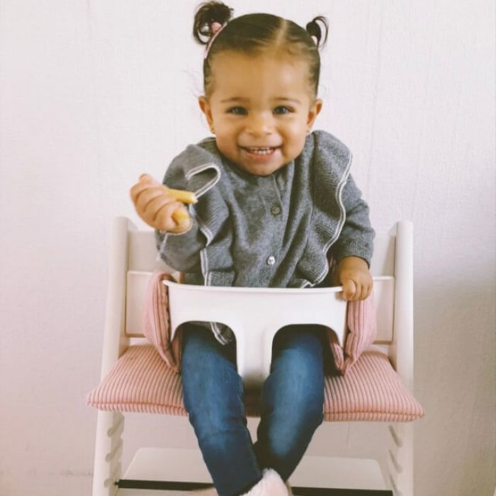 Stokke cushion pink corduroy