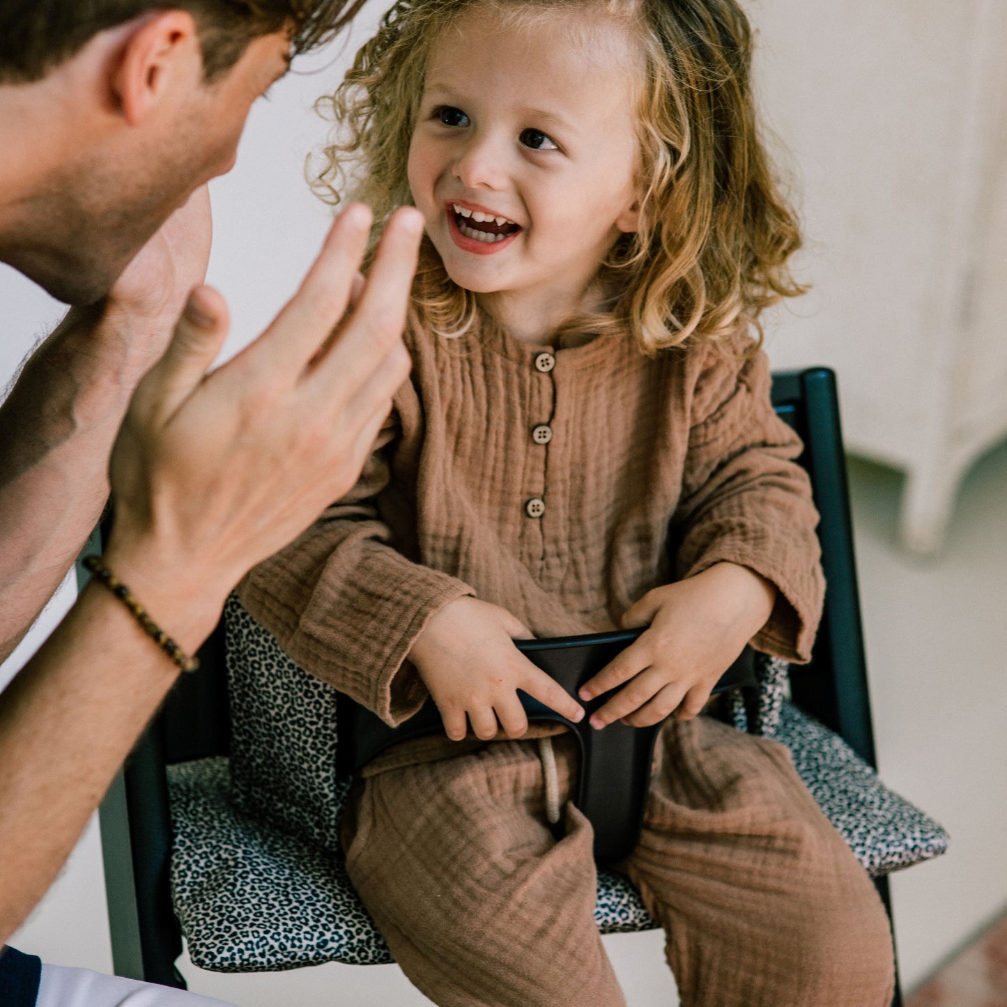 Stokke Tripp Trapp Cushion | Sand Leopard