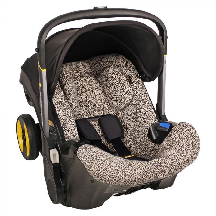 doona infant car seat cover sand leopard