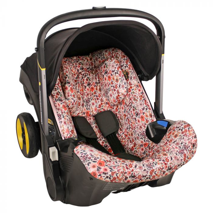 doona infant car seat cover pink flowers