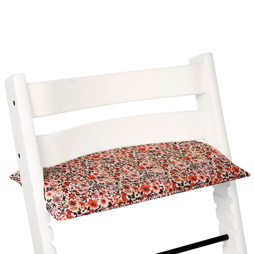 Chair Cushion | Stokke TrippTrapp | Pink Flowers